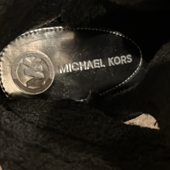 Michael Kors Suede Belted Wedge Ankle Boots - Picture 9 of 14